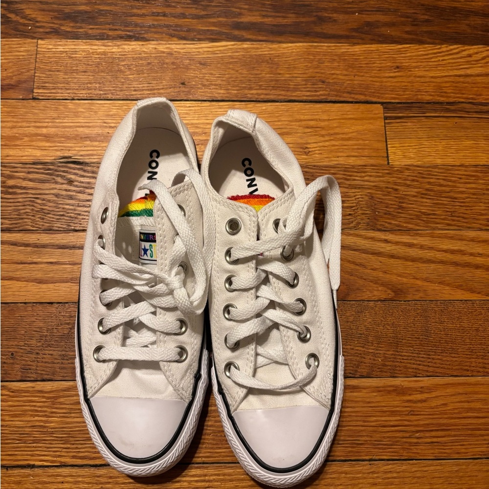 Converse Classic White Canvas Sneakers